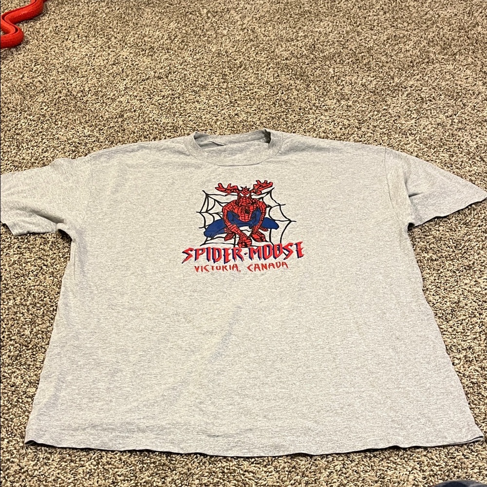 Gray Spider-Moose T-Shirt